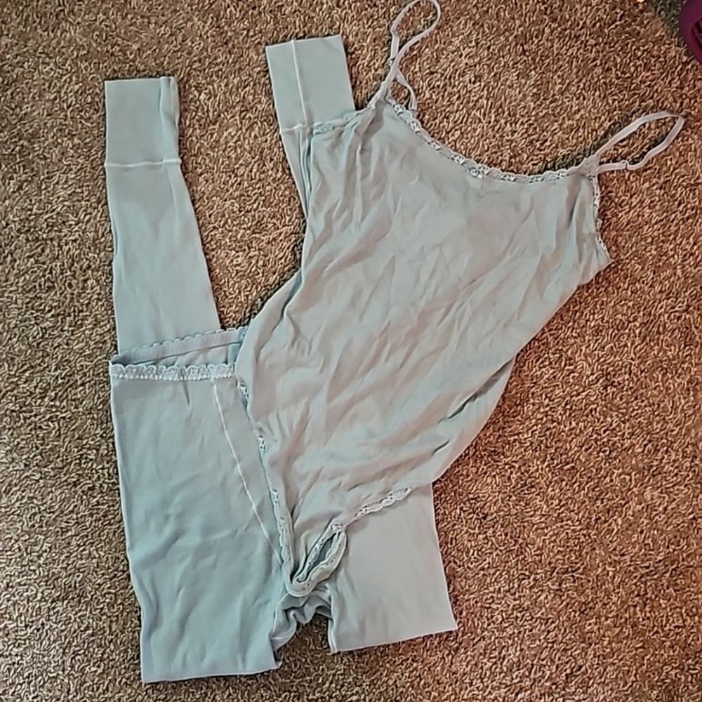 Skims set ! Lace pointelle blue